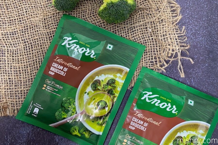 knorr cream of broccoli soup packaging