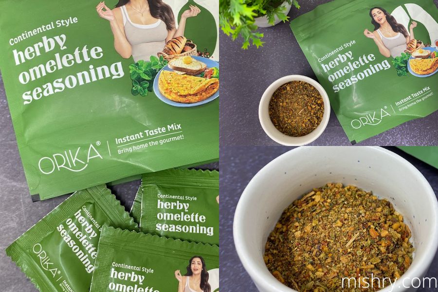 first look at the herby omelette seasoning