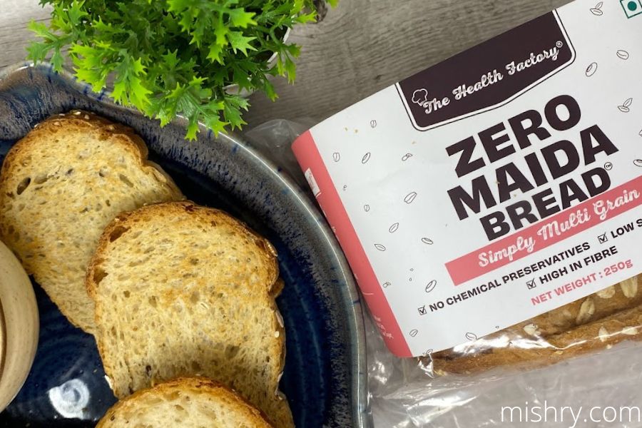 the health factory zero maida bread review process